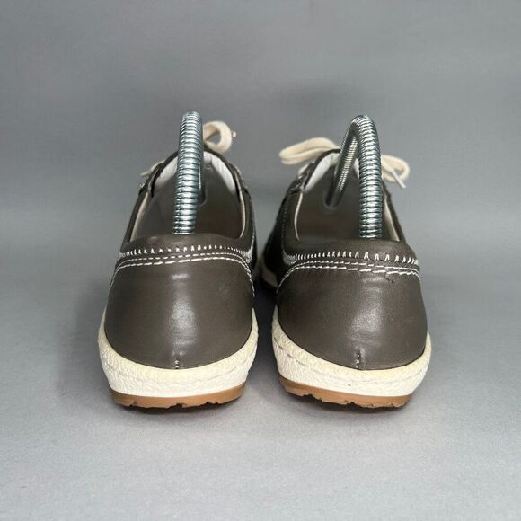 Josef Seibel Caspian Shoes Women's Size 7.5 Leather Lace‎ Up Comfort Sneakers - Picture 6 of 15
